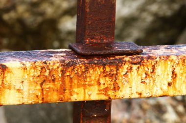 Eski ve paslı metal ürünleri ve yapıları. Eski ve paslı demirin dokusu 