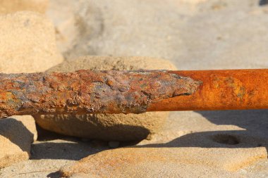 Eski ve paslı metal ürünleri ve yapıları. Eski ve paslı demirin dokusu 