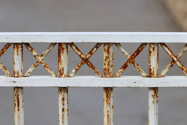 Fragmentos Produtos Estruturas Metálicas Velhas Enferrujadas Textura Ferro Velho Enferrujado — Fotografia de Stock