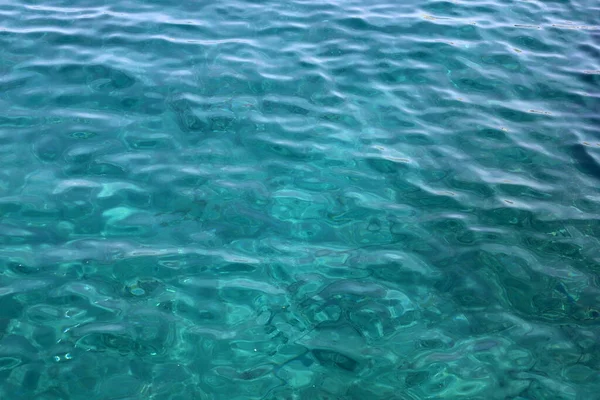 地中海沿岸海水的颜色 — 图库照片