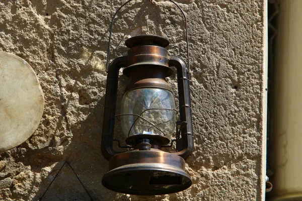 Lantern Lighting Street Night — Foto de Stock