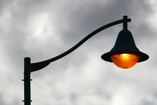 Lantern Lighting Street Night — Stock Fotó