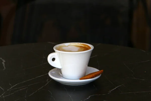 Table Restaurant Strong Hot Coffee — Fotografie, imagine de stoc