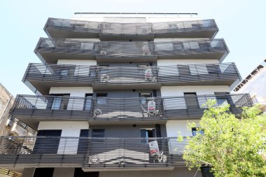 Tel Aviv Israel August 18, 2022. Greater Tel Aviv is a city on the east coast of the Mediterranean Sea. 