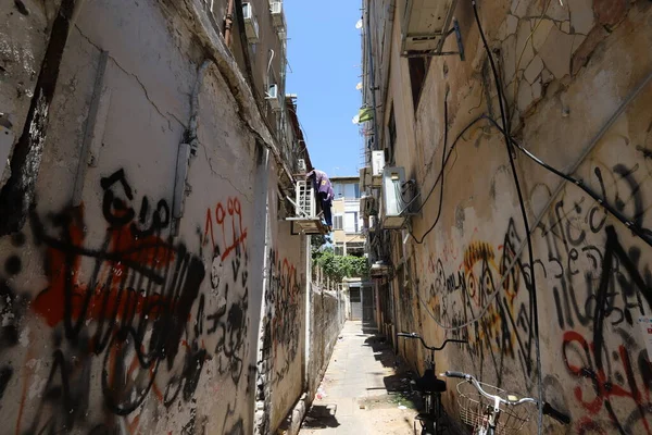 Tel Aviv Israel August 18, 2022. Greater Tel Aviv is a city on the east coast of the Mediterranean Sea. 