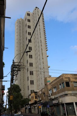 Tel Aviv Israel August 18, 2022. Greater Tel Aviv is a city on the east coast of the Mediterranean Sea.