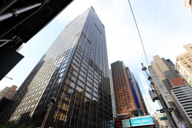 New York, ABD. 3 Eylül 2022. Nizhny Manhattan 'ın uzun evleri ve gökdelenleri.