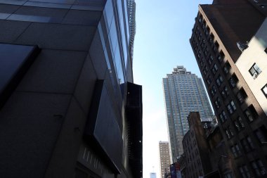 New York, ABD. 3 Eylül 2022. Nizhny Manhattan 'ın uzun evleri ve gökdelenleri.