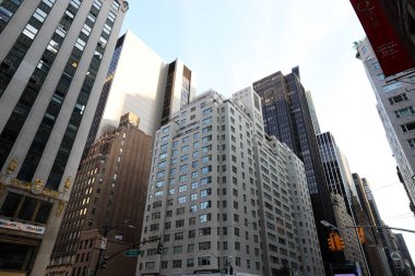 New York, ABD. 3 Eylül 2022. Nizhny Manhattan 'ın uzun evleri ve gökdelenleri.