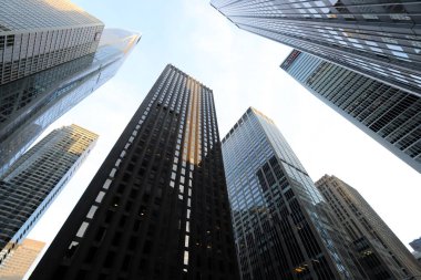 New York, ABD. 3 Eylül 2022. Nizhny Manhattan 'ın uzun evleri ve gökdelenleri.