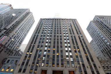 New York, ABD. 3 Eylül 2022. Nizhny Manhattan 'ın uzun evleri ve gökdelenleri.