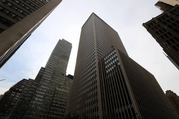 New York Usa September 2022 Tall Houses Skyscrapers Nizhny Manhattan — Stock Photo, Image
