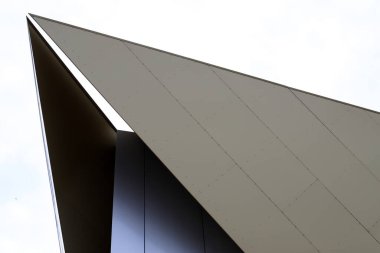 İsrail 'deki bina ve yapıların inşasında geometrik mimari ayrıntılar.