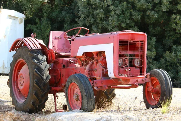 Srail Deki Eski Tarım Makineleri — Stok fotoğraf