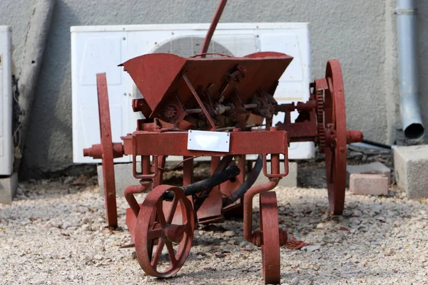 Stare Maszyny Rolnicze Izraelu — Zdjęcie stockowe