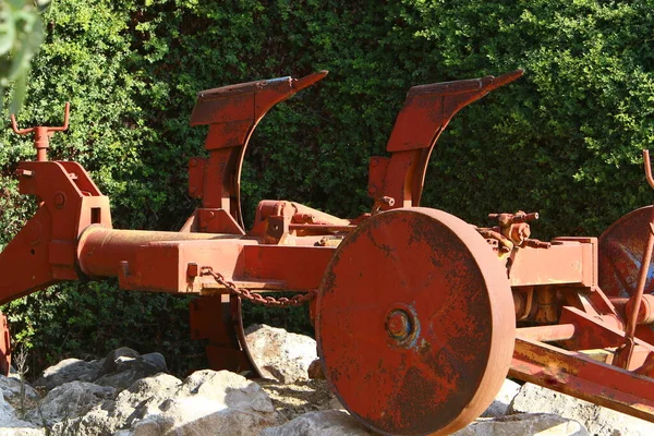 Old Agricultural Machinery Israel — Stock Photo, Image