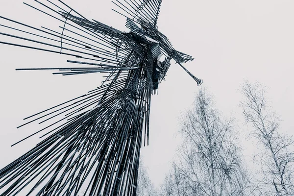 Trumpet Angel Chornobyl Monument — стокове фото