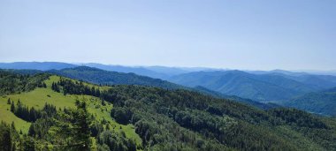Dağların güzel manzarası