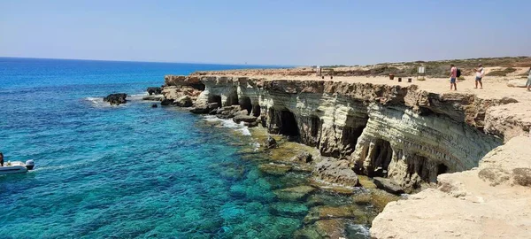 Hermosa Vista Mar Mediterráneo — Foto de Stock