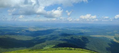 Dağların güzel manzarası