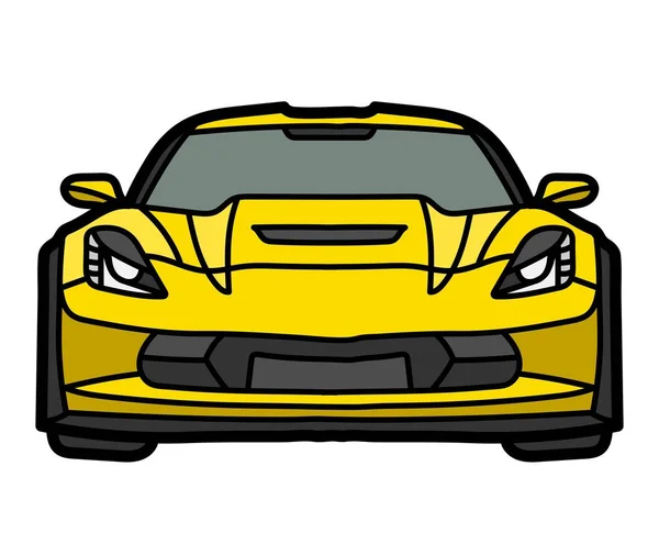 Beautiful and coloful Car illustration logo design icon drawing sports cars vehicle transportation graphics classic car.