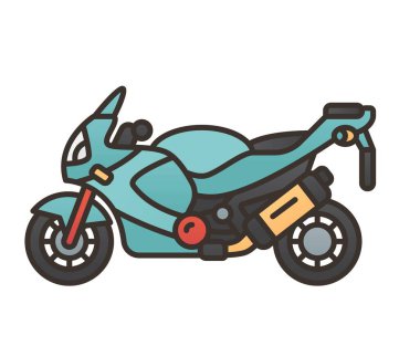 Heavy bike illustration motorcycle vehicle racer bike transportation scooter rider electric bike symbol icon logo design new bikes.