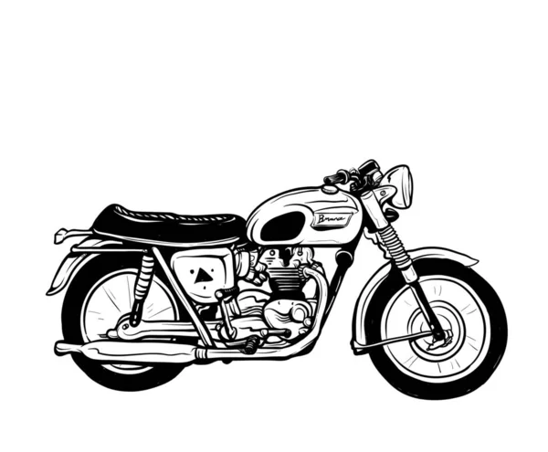 Heavy Bike Illustration Motorcycle Vehicle Racer Bike Transportation Scooter Rider — ストック写真