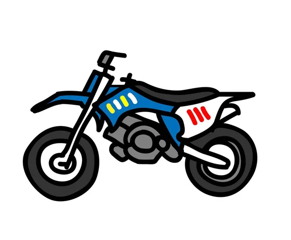 Heavy Bike Illustration Motorcycle Vehicle Racer Bike Transportation Scooter Rider — ストック写真