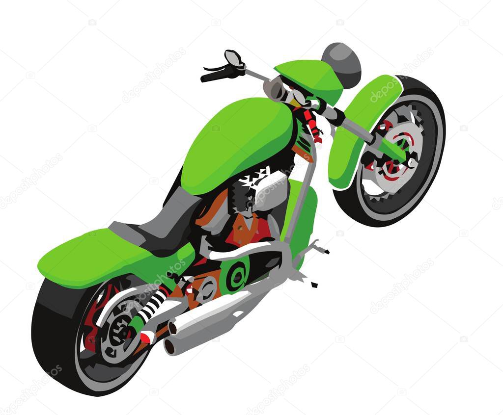 Heavy bike illustration motorcycle vehicle racer bike transportation scooter rider electric bike symbol icon logo design new bikes.