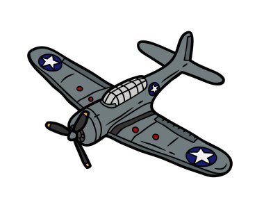 Military Jet vector illustration airplane vehicle transport passenger Aeroplane Transport graphics airline travel war army.