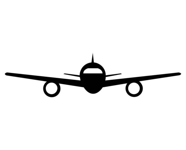 Military Jet Vector Illustration Airplane Vehicle Transport Passenger Aeroplane Transport — Stock vektor