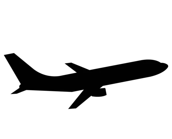 Military Jet Vector Illustration Airplane Vehicle Transport Passenger Aeroplane Transport — 스톡 벡터