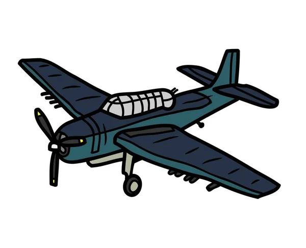 Military Jet Vector Illustration Airplane Vehicle Transport Passenger Aeroplane Transport — Stock vektor