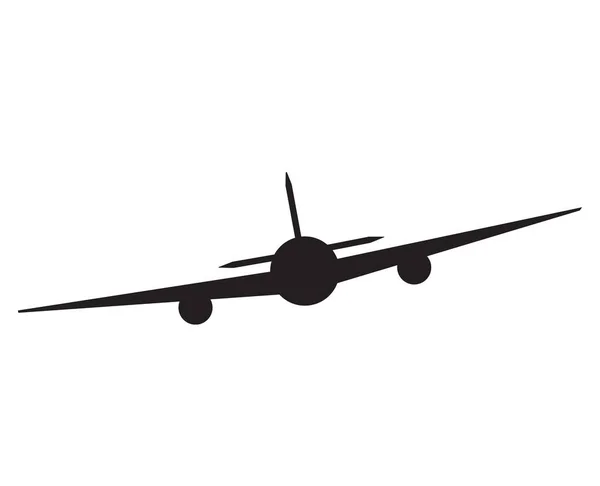 Военный Реактивный Вектор Иллюстрация Самолет Транспортное Средство Пассажирский Аэроплан Транспорт — стоковый вектор