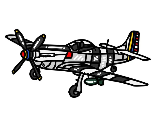 Military Jet Vector Illustration Airplane Vehicle Transport Passenger Aeroplane Transport — ストックベクタ