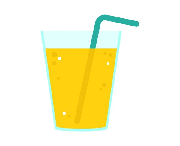 Tasty Delicious Juice Vector Fresh Healthy Drink Illustration Food Meal — Archivo Imágenes Vectoriales