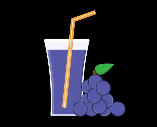Tasty Delicious Juice Vector Fresh Healthy Drink Illustration Food Meal — ストックベクタ