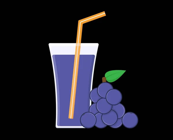 Tasty Delicious Juice Vector Fresh Healthy Drink Illustration Food Meal — 스톡 벡터