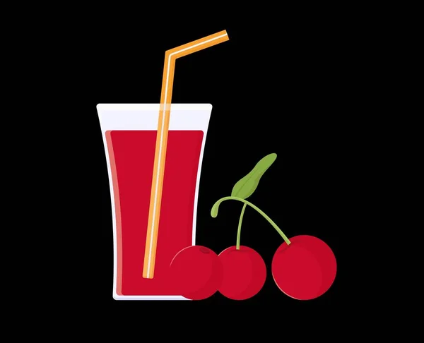 Tasty Delicious Juice Vector Fresh Healthy Drink Illustration Food Meal — Stockvektor