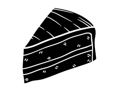 Tasty and delicious sweet cake vector and illustration fresh and healthy food meal drawing lunch dinner breakfast 3d cake cartoonish.