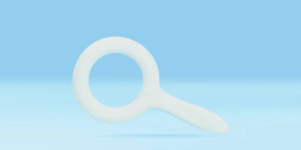 Web Search Magnifying Glass Blue Background — Image vectorielle