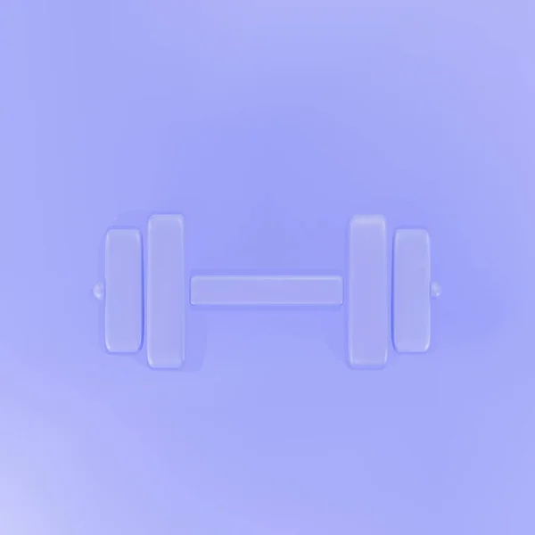 Dumbbell Icon Muscle Lifting Icon Fitness Barbell Gym Icon Sports — Image vectorielle