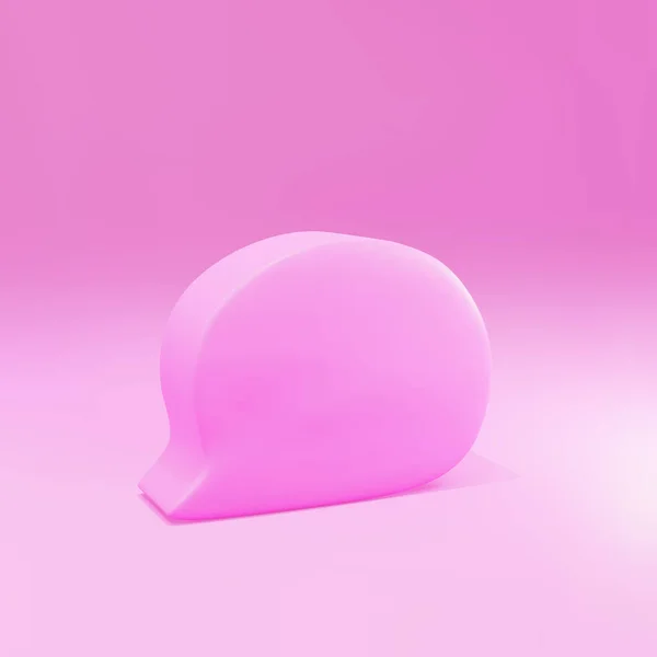 3D粉红空弹出消息 — 图库矢量图片