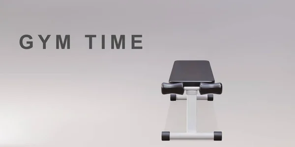 Gym Time Realistic Gym Bench — Wektor stockowy