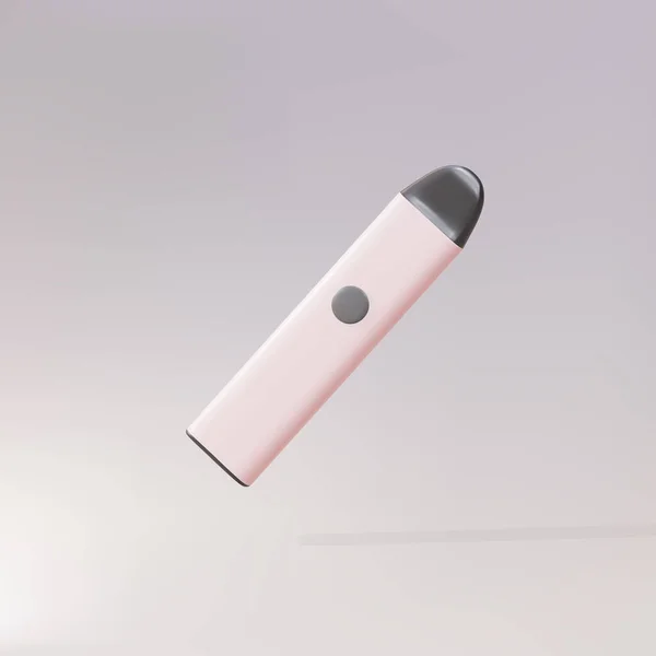 Rózsaszín Vape Pod Legújabb Generációs Gőzölgő Termékek — Stock Vector