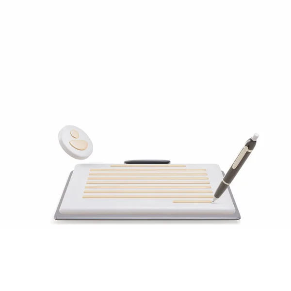 Copywriting Writing Icon Document Gold Pens — Archivo Imágenes Vectoriales