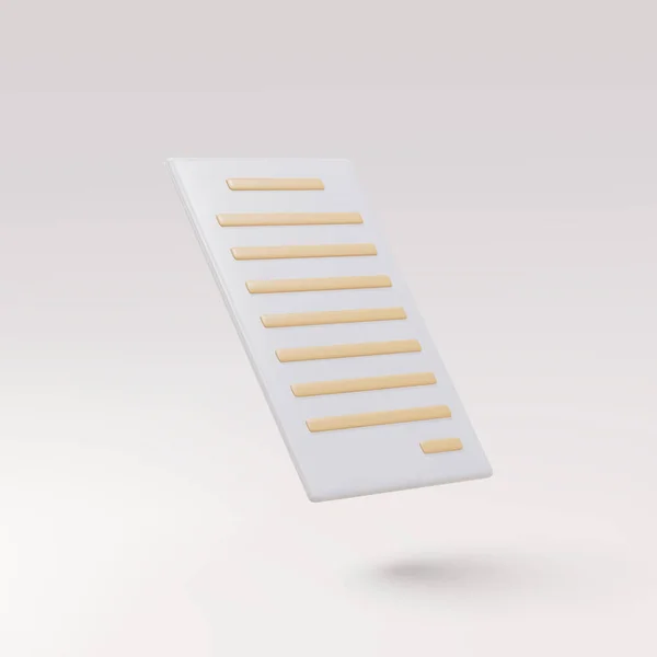 Realistic Documents Icon Paper Sheets — 스톡 벡터