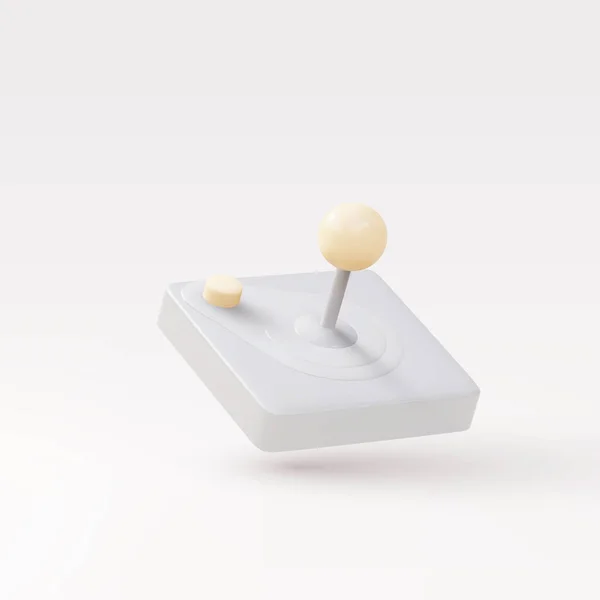 3D白色老现实主义游戏垫 — 图库矢量图片