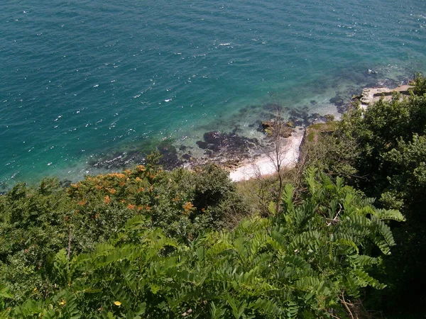 Bosphorus manzaraları denizi ve gökyüzünü
