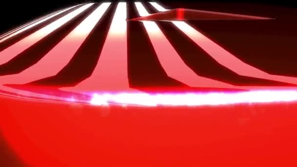 Логотип Cgi Анимации Ярко Красный — стоковое видео